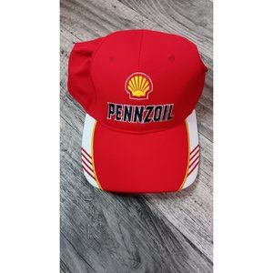 Penske Racing Pennzoil 22 Dodge Nascar Red Adjustable Athleisure Fan Hat